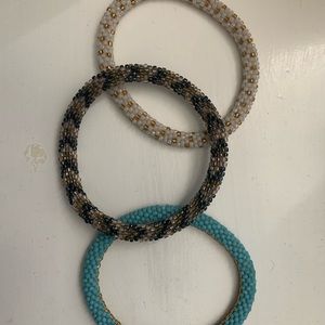 Sashka bracelets (hand made glass beaded bracelets)